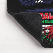 Welsh Wales Australian Australia Tree Roots Flag Mousepad (Ecke)