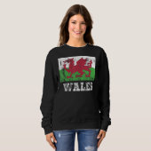 Welsh Wales Flag Pride Welsh Flag 1 Sweatshirt (Vorne ganz)