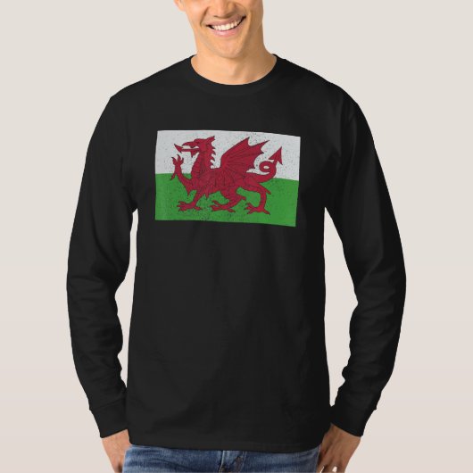 Welsh Wales Flag Pride Welsh Flag T-Shirt (Vorderseite)