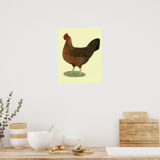 WelSummer Hen Poster (Küche)