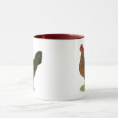 Welsummer Henne Tasse (Zentrum)