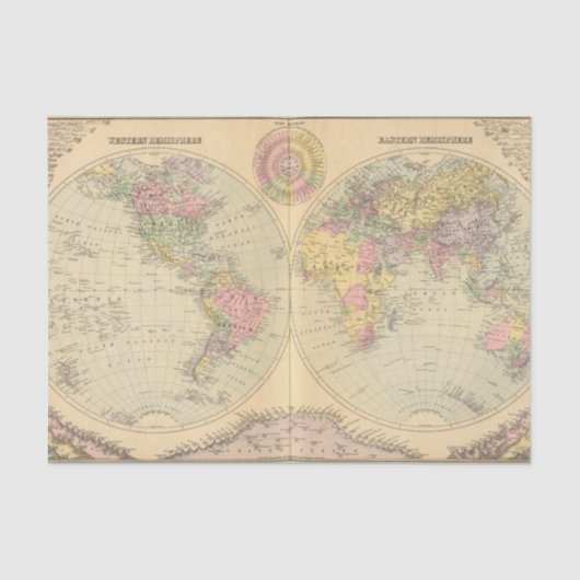 Welt 10 seidenpapier (Vorderseite)