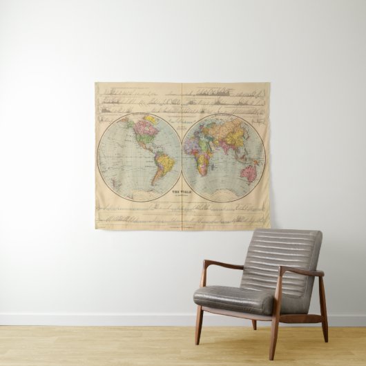 Welt 11 wandteppich (Beispiel (Horizontal))