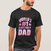 Welt 1 Der schlüßigste Vater Funny Vathers Daddy T T-Shirt (Vorderseite)