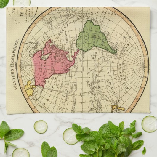 Welt 3 geschirrtuch (Gefaltet)