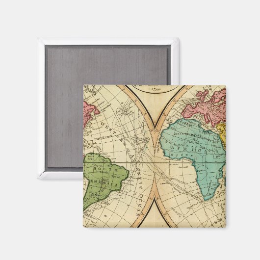 Welt 3 magnet (Vorderseite/Rückseite)