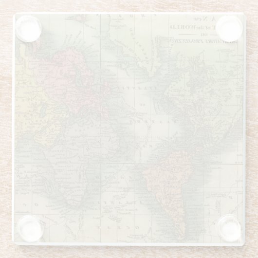 Welt 4 glasuntersetzer (Rückseite)