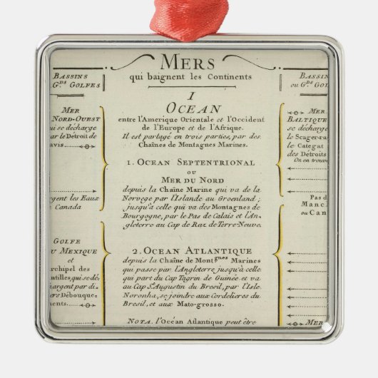 Welt 4 ornament aus metall (Vorne)