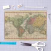 Welt 4 seidenpapier (Handwerk)