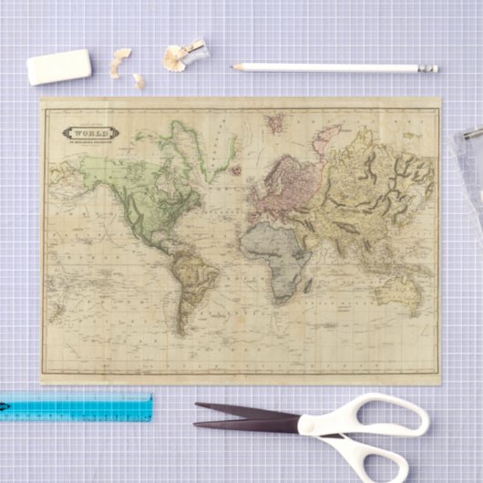 Welt 5 seidenpapier (Handwerk)