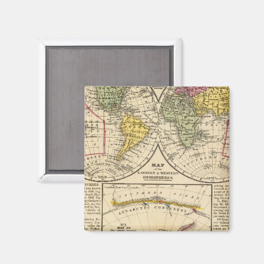 Welt 7 magnet (Vorderseite/Rückseite)