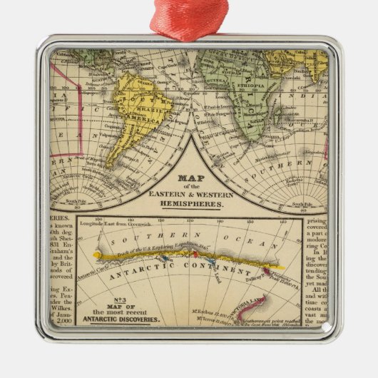 Welt 7 silbernes ornament (Vorne)