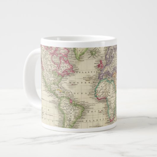 Welt 9 Jumbo-Tasse (Vorderseite Links)