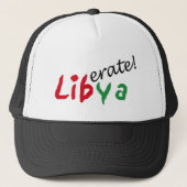 Welt Affairs_Liberate Libyen Truckerkappe (Vorderseite)