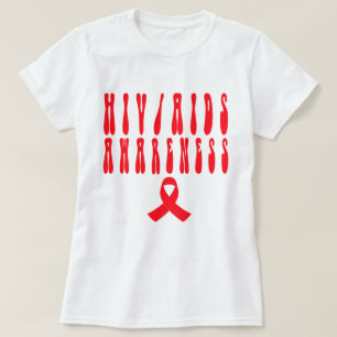 Welt-Aids-Tag, Dezember-Bewusstsein, HIV-Krieger,R T-Shirt