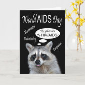 Welt-Aids-Tag-Gruß-Karte Karte (Gelbe Blume)