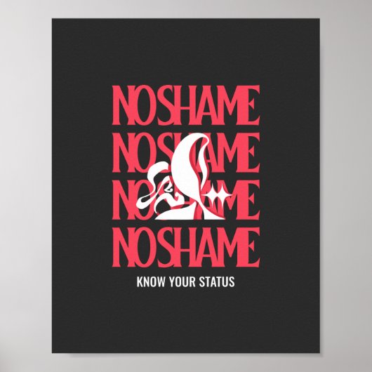 Welt-Aids-Tag kennen Ihren Status Poster (Vorne)