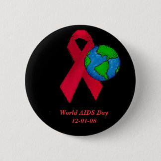 Welt-Aids-Tag-Knopf Button