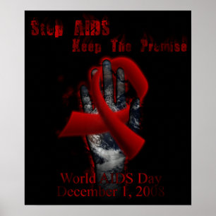 Welt-Aids-Tag-Plakat Poster