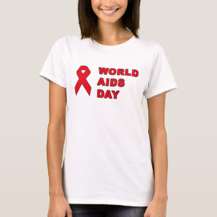 Welt-Aids-Tag - Rotes Multipler HIV T-Shirt
