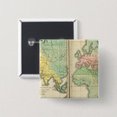 Welt als bekannt für die Antike-Division Button (Vorne & Hinten)