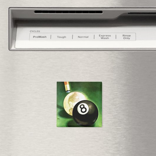 Welt als Cue Ball Magnet (In Situ (Geschirrspüler))