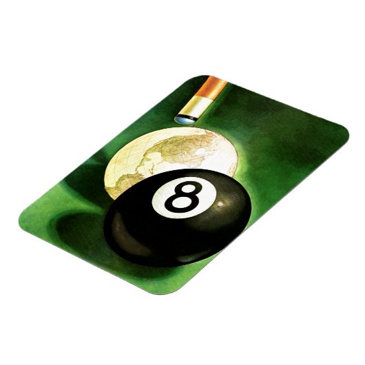 Welt als Cue Ball Magnet (Linke Seite)