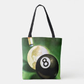 Welt als Cue Ball Tasche (Rückseite)