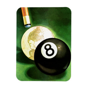 Welt als Spielball Magnet