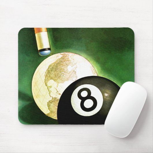 Welt als Spielball Mousepad (Mit Mouse)