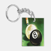 Welt als Spielball Schlüsselanhänger (Vorderseite links)