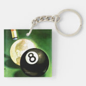 Welt als Spielball Schlüsselanhänger (Rückseite)