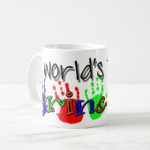 Welt am besten kaffeetasse (Vorderseite Links)