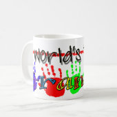Welt am besten kaffeetasse (Vorderseite Links)