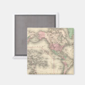 Welt auf der Projektion von Mercator Magnet (Vorderseite/Rückseite)