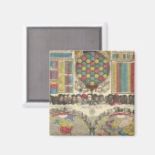 Welt auf einmal magnet (Vorderseite/Rückseite)