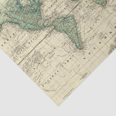 Welt auf Mercators Projektion Seidenpapier (Ausschnitt)