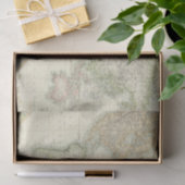 Welt auf Mercators Projektion Seidenpapier (Geschenk)