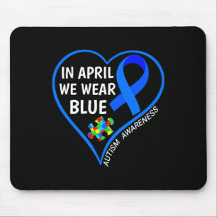 Welt-Autismus-Bewusstseinstag 2023 - Im April trag Mousepad