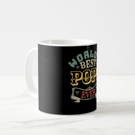 WELT BEST POPI JE KAFFEETASSE (Vorderseite Links)