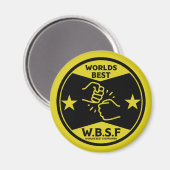 WELT BEST STEPFATHER MAGNET (Vorderseite/Rückseite)