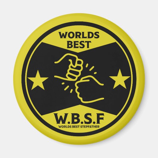 WELT BEST STEPFATHER MAGNET (Vorne)