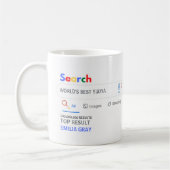 WELT BEST YIAYIA Funny Top Search Resultat Kaffeetasse (Links)