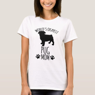 Welt beste Mops-Mutter - Hundemutter T-Shirt