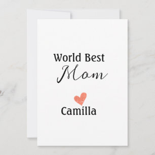 Welt beste Mutter, frohen Muttertag Oma namheart Feiertagskarte