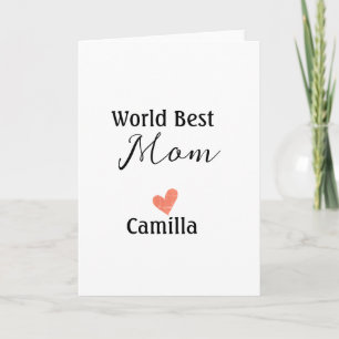Welt beste Mutter, frohen Muttertag Oma namheart Karte