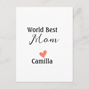 Welt beste Mutter, frohen Muttertag Oma namheart Postkarte