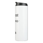Welt beste Mutter, frohen Muttertag Oma namheart Thermosbecher (Nach rechts gedreht)