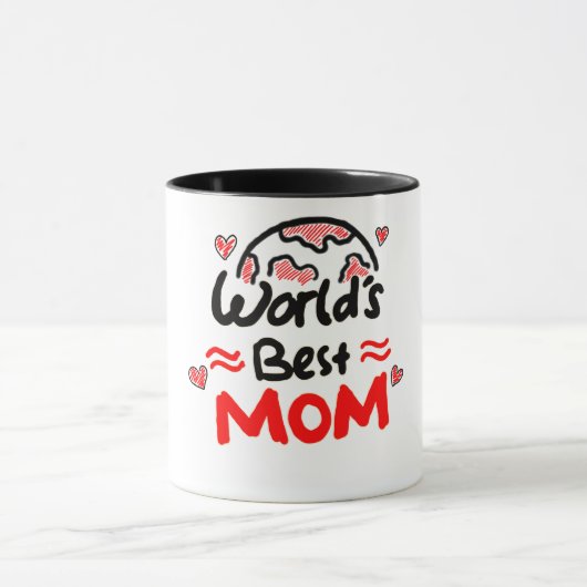 Welt Beste Mutter Kaffeetasse (Zentrum)