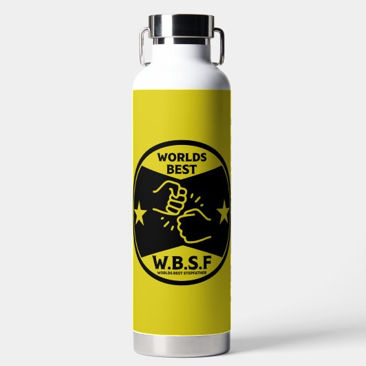 WELT BESTER STIEFVATER TRINKFLASCHE (Vorderseite)